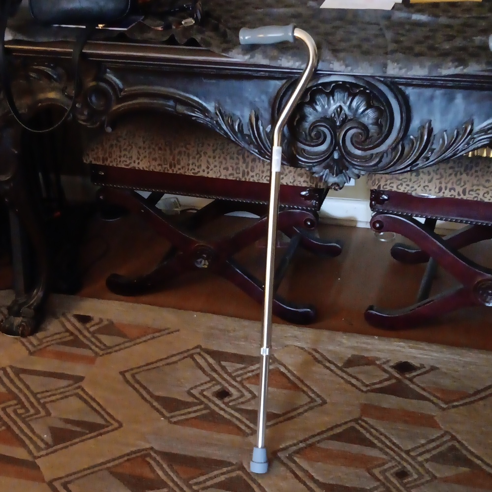 Aluminum cane adjustable